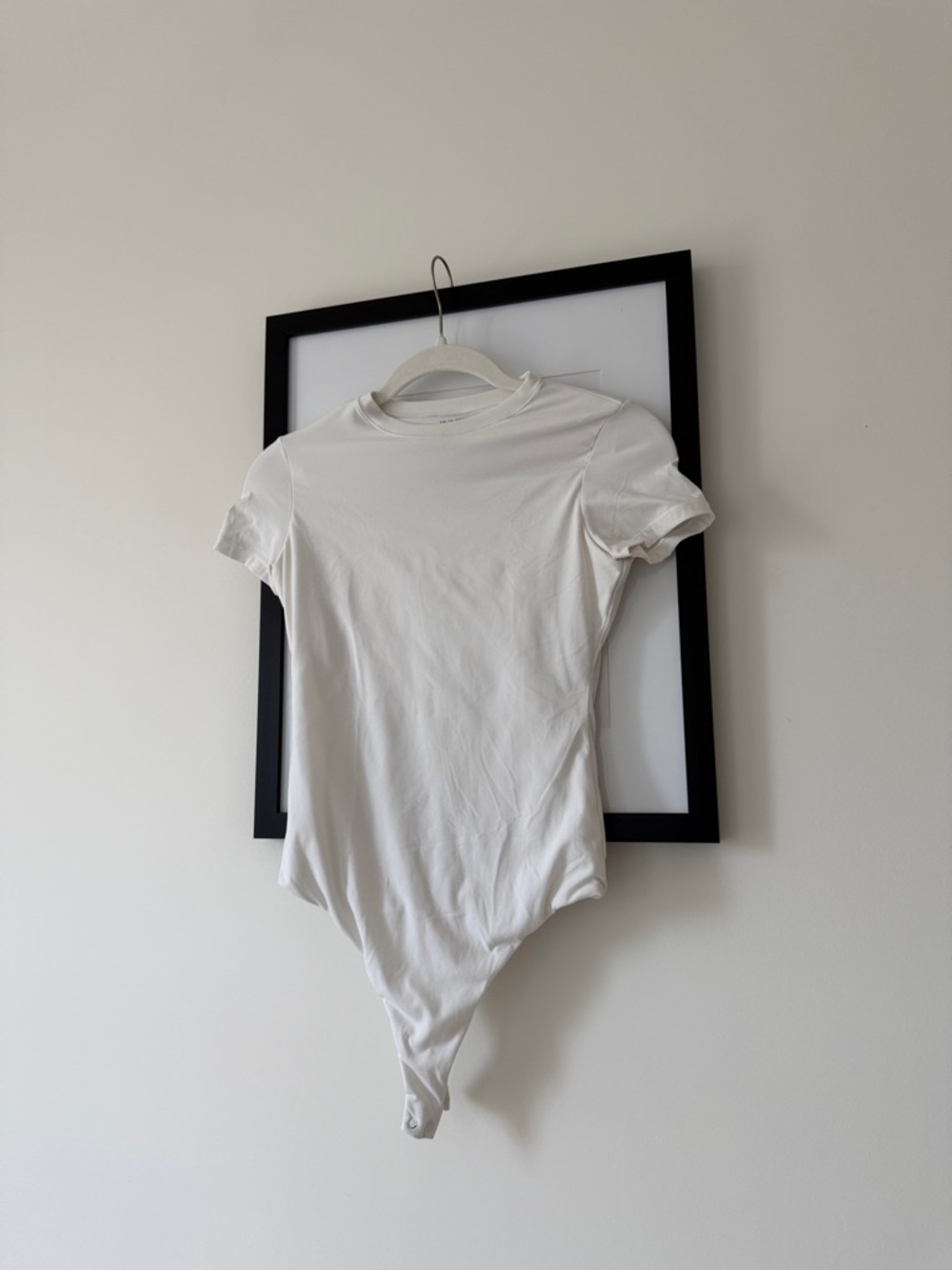 Classic Short-Sleeve White Bodysuit